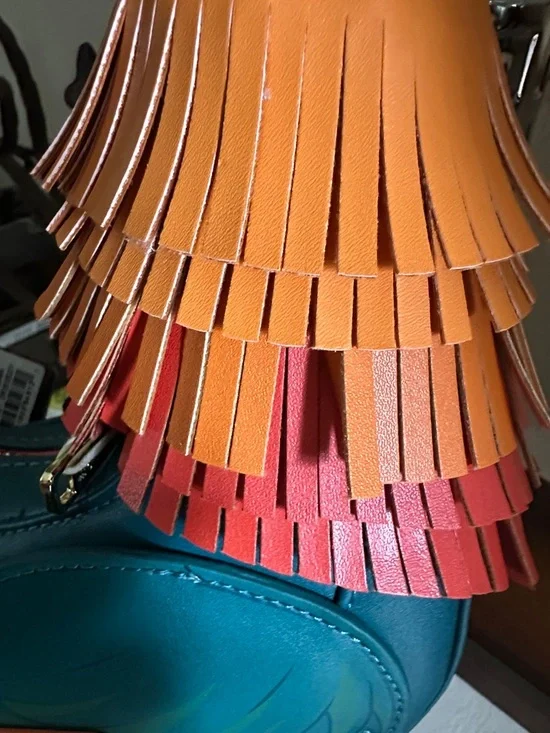 Loungefly Teal Multicolor Disney Moana HEI HEI Bird Crossbody Bag NWT - Picture 3 of 10